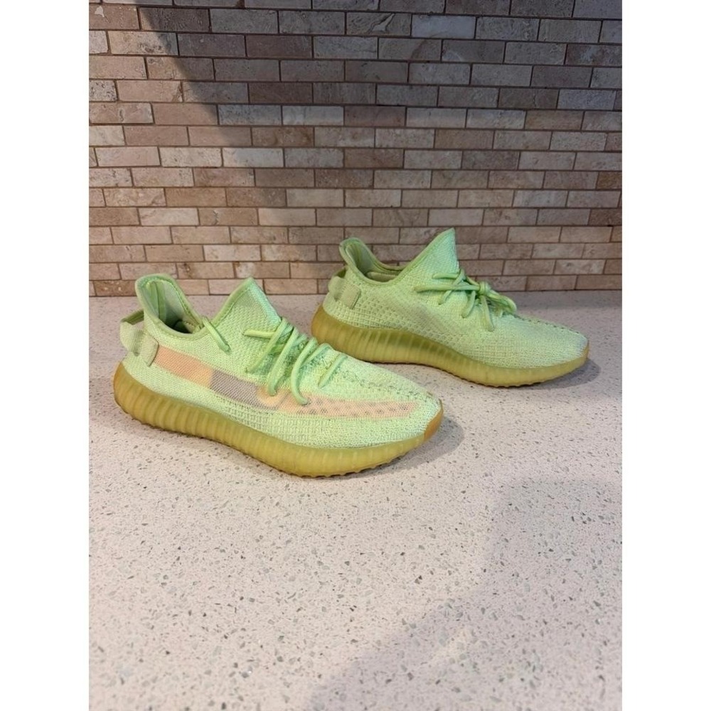 Adidas Yeezy Boost 350 Glow GID Mens Size 9.5 Sneakers - Picture 3 of 6